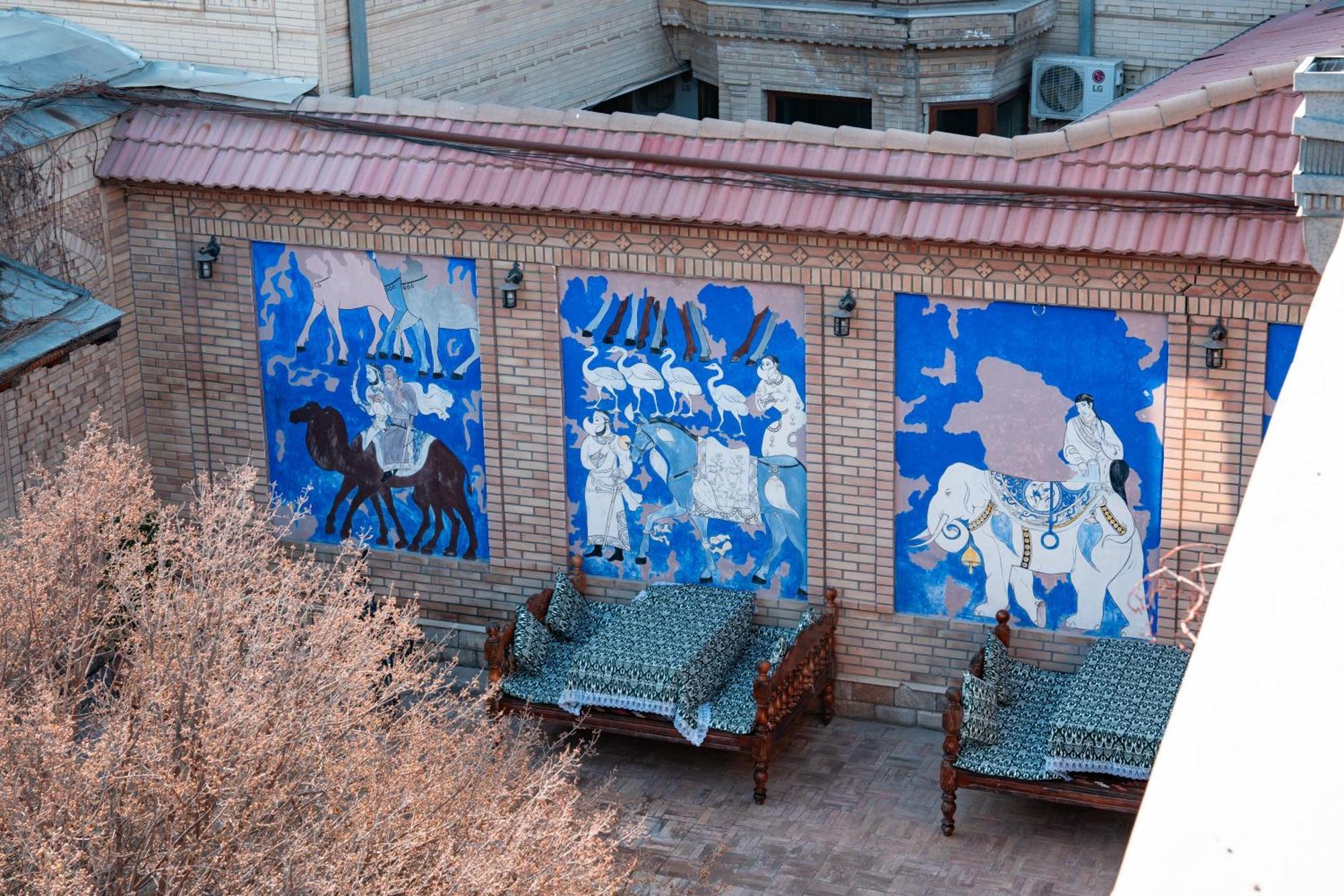 Hotel Caravan Serail Samarkand Esterno foto
