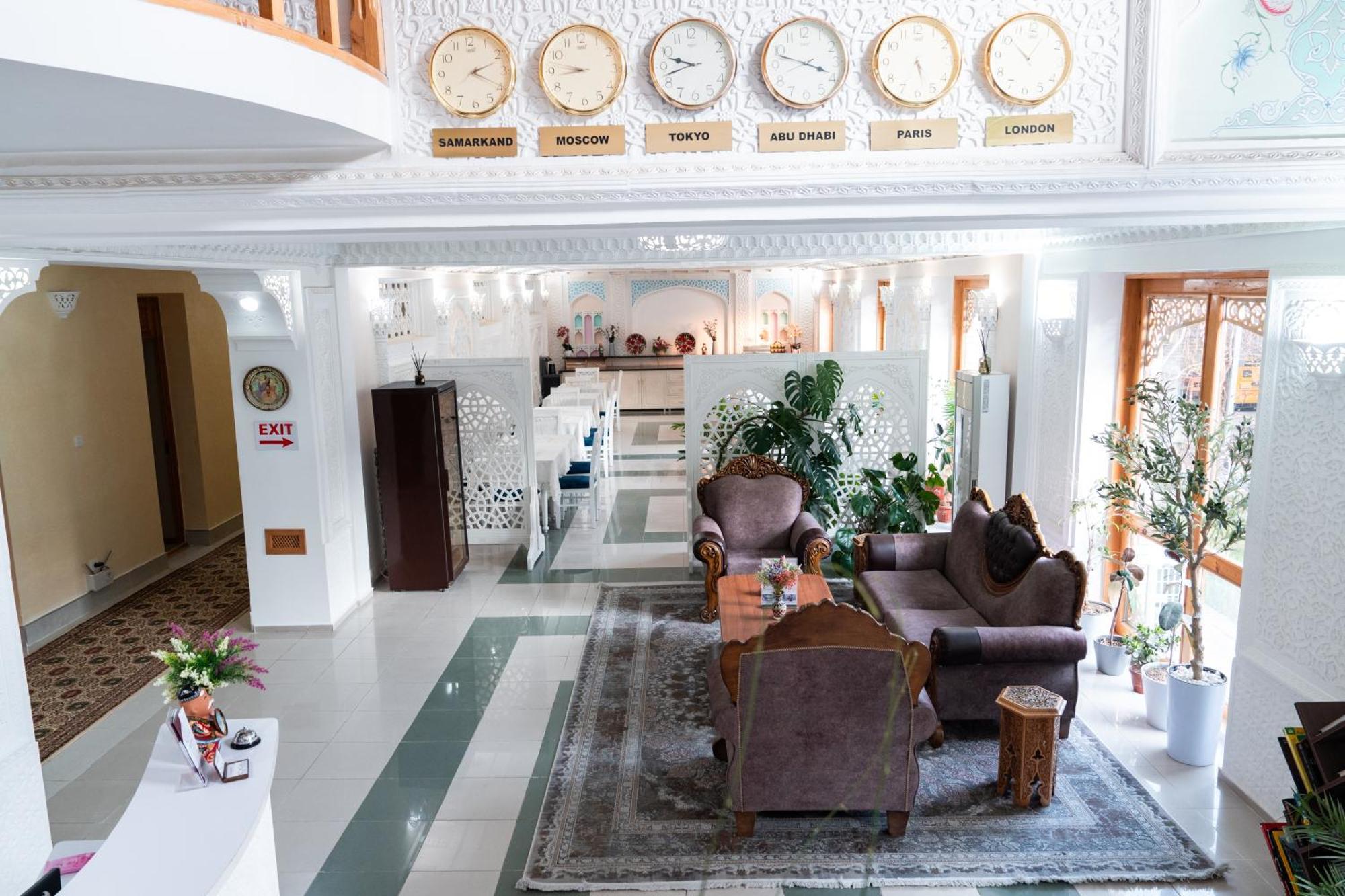 Hotel Caravan Serail Samarkand Esterno foto