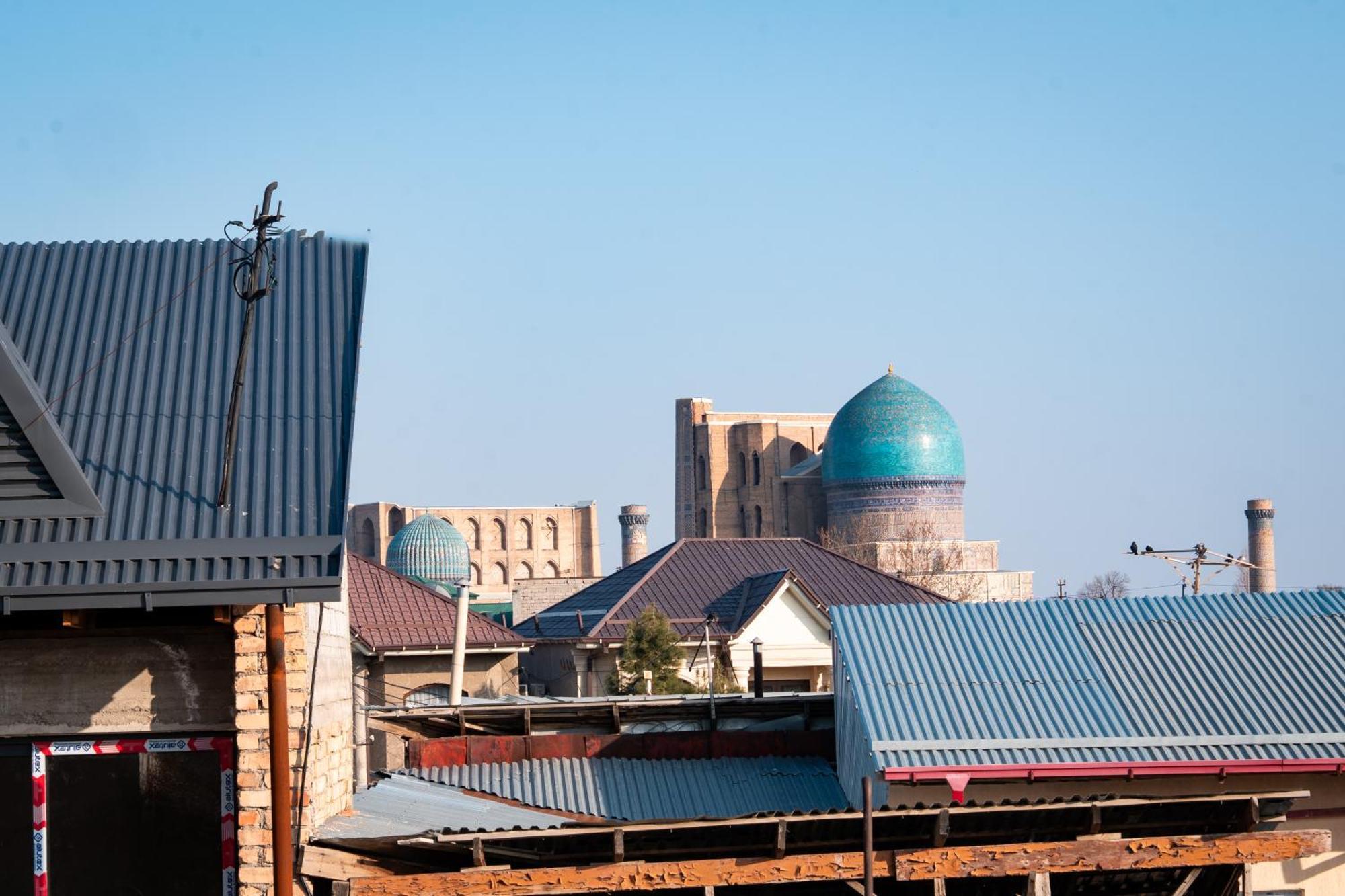 Hotel Caravan Serail Samarkand Esterno foto